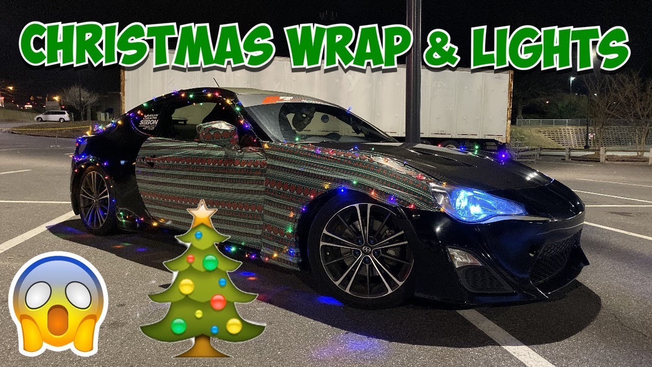 CHRISTMAS LIGHTS & WRAPPED MY FRS YouTube