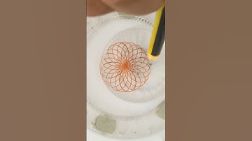 Making Flowers Designs with SPIROGRAPH RULER is at Another Level 18