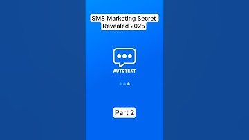 SMS Marketing Secrets EXPOSED 2025 - Part 2 #business #shorts