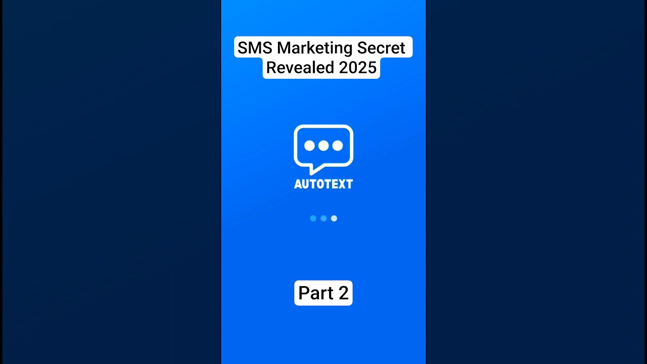 SMS Marketing Secrets EXPOSED 2025 - Part 2 