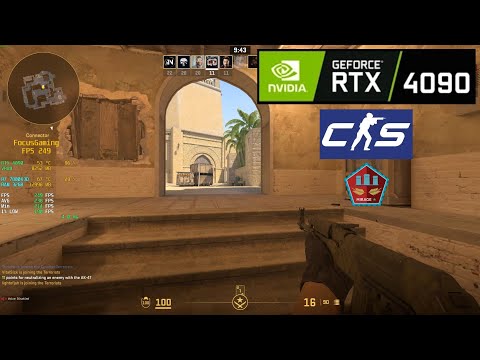 CS2 Mirage: RTX 4090 24GB | RYZEN 7 7800X3D | 4K Max Settings Benchmarks