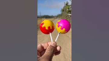 2 Ta colouring Roll Cube with Lollipop Unboxing 😱