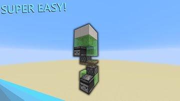 Minecraft 2x2 Easy Slime Block Elevator Tutorial | Great for Any Base!