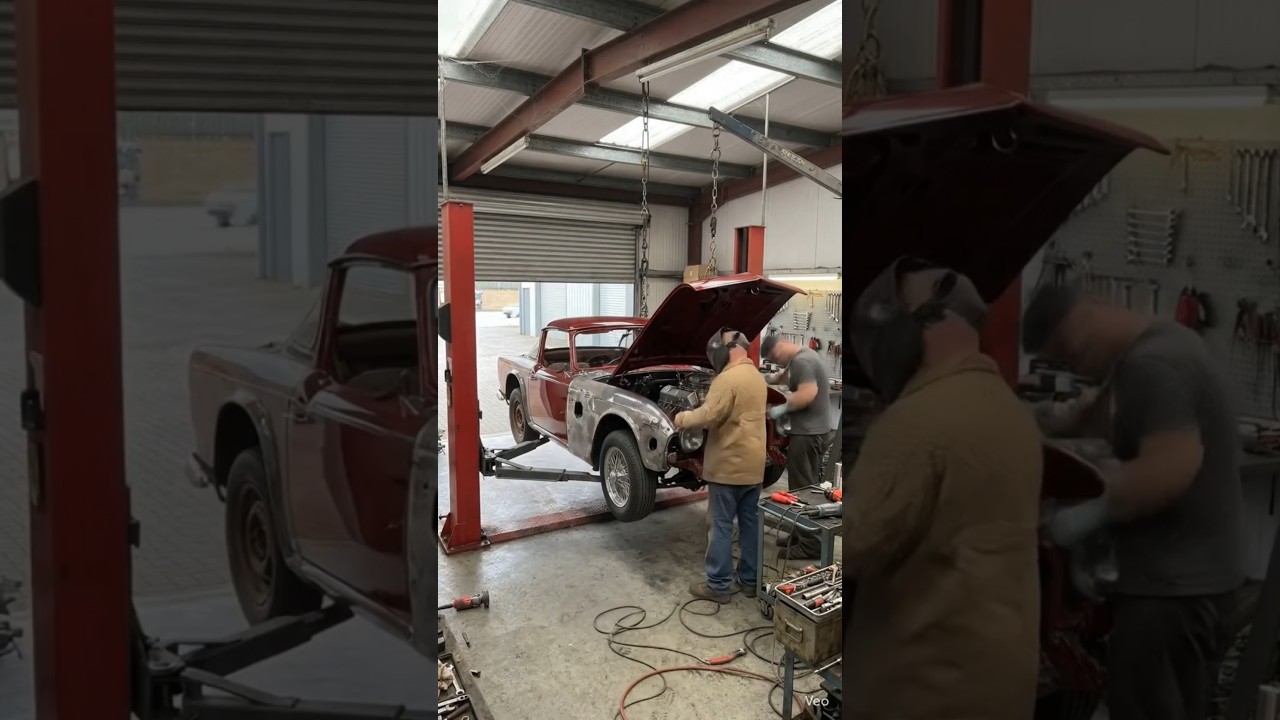 Abandoned Vintage Car Full Restoration | Satisfying ASMR Rebuild #shorts #short #ytshort #viralshort