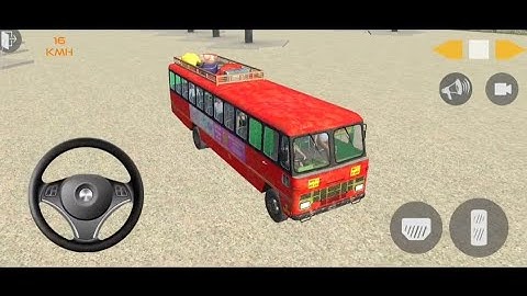 Indian Sleeper Bus Simulator 3D | Tata Sleeper Bus Driving - City Bus Games - Android Gameplay |