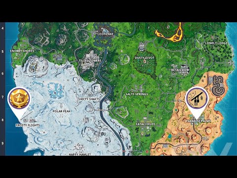 défis-fortnite-:-suivre-la-carte-au-trésor-trouvé-à-paradise-palms-!!