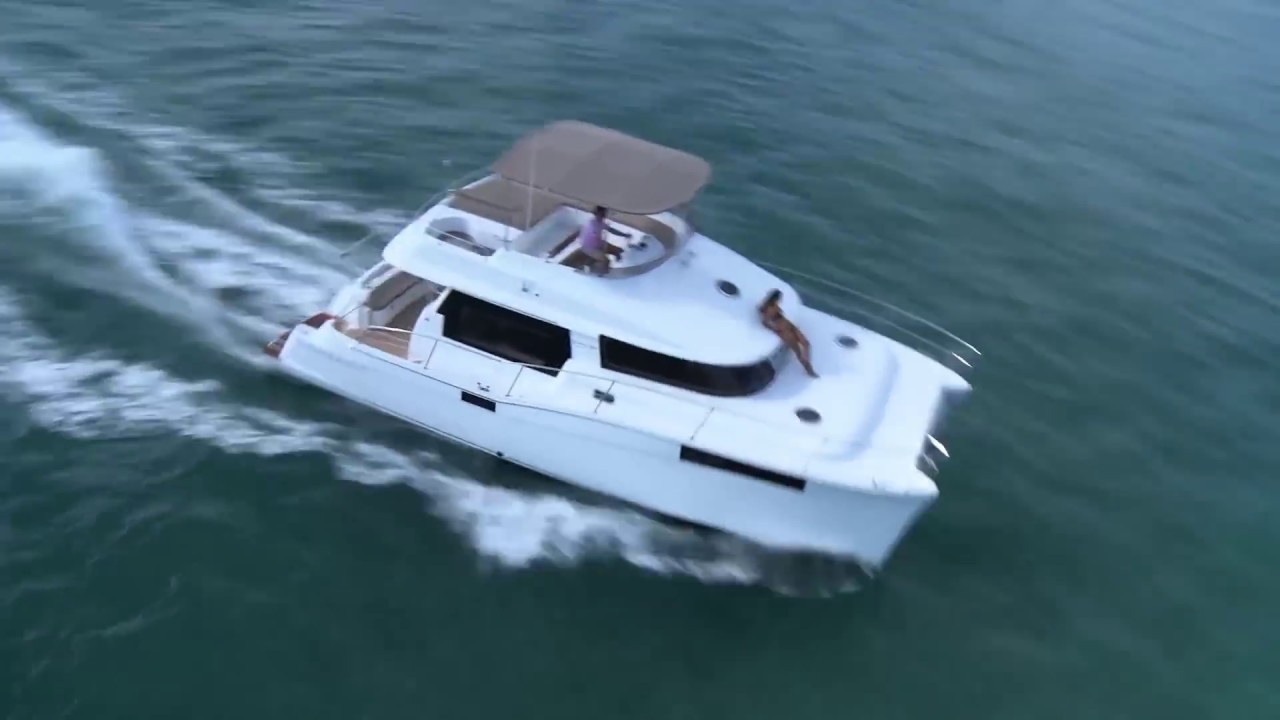 motor catamaran youtube