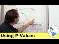 Using P-Values to Make Decisions in Statistics