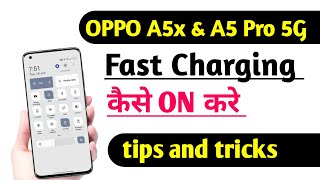 OPPO A5x 5G & A5 Pro 5G Fast Charging Setting Enable Kare | fast charging kaise kare tips and trick screenshot 4
