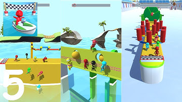 Sea Race 3D Fun Sports Game Run Gameplay Walkthrough (Android,iOS) - Part 5