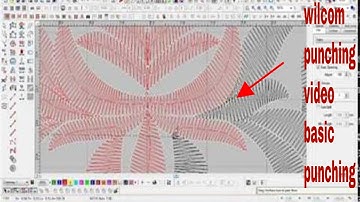 wilcom software repeat setting and punching video/Embroidery machine repeat setting tutorial
