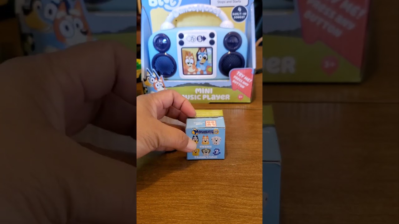 WOW! ASMR! NEW! COLLECTIBLE MINI BLUEY MASHEMS! 
