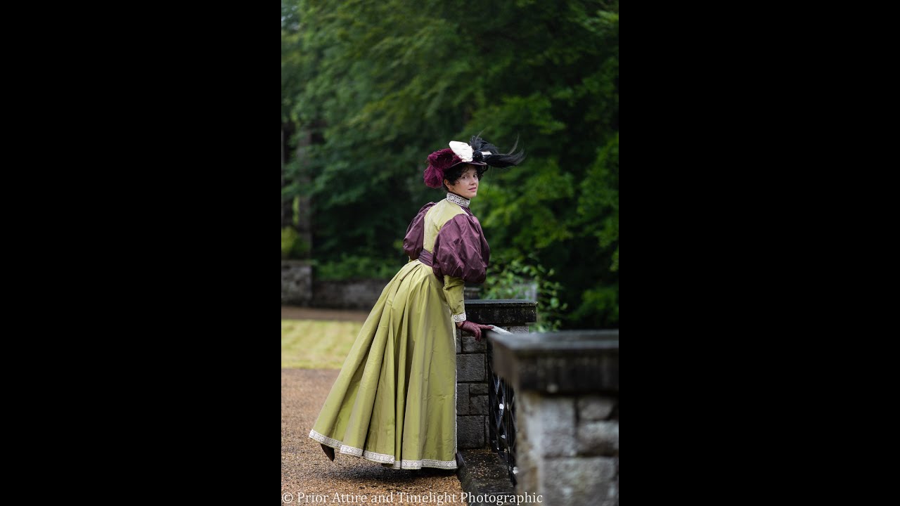 Dressing up in a 1895 day dress