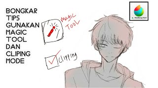 Tutorial dan Tips menggunakan Magic Tools dan Cliping mode |MedibangPaint screenshot 5
