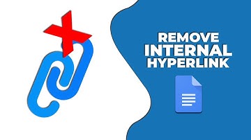 How to remove internal Hyperlink in Google docs