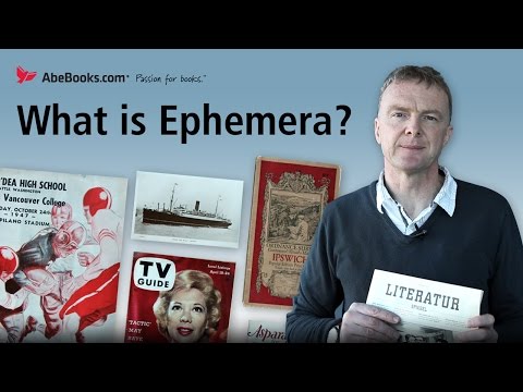 What is Ephemera?