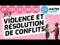 Rsolution de conflits cp ce1 ce2 cm1 cm2 cycle 2  3  enseignement moral et civique  emc