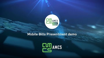 AMCS Pay Mobile Bill presentment demo