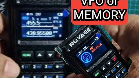 UV-58 HAM RADIO , VFO or MEMORY CHANNEL