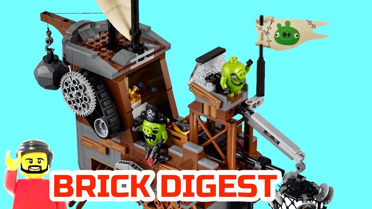 Lego Piggy Pirate Ship Angry Birds 75825 : Review