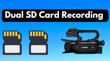 Canon XA40: Dual SD Card Recording