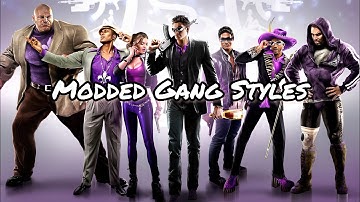Saints Row The Third Modded Gang Customization
