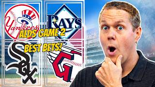 MLB Playoffs BEST Bets TODAY! | White Sox vs Guardians and Yankees vs Rays Game 2 Predictions