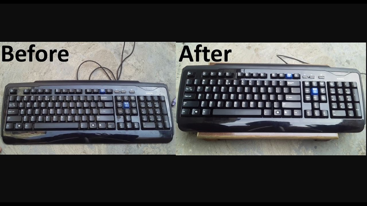 How to clean keyboard? Keyboard deep cleaning video. YouTube