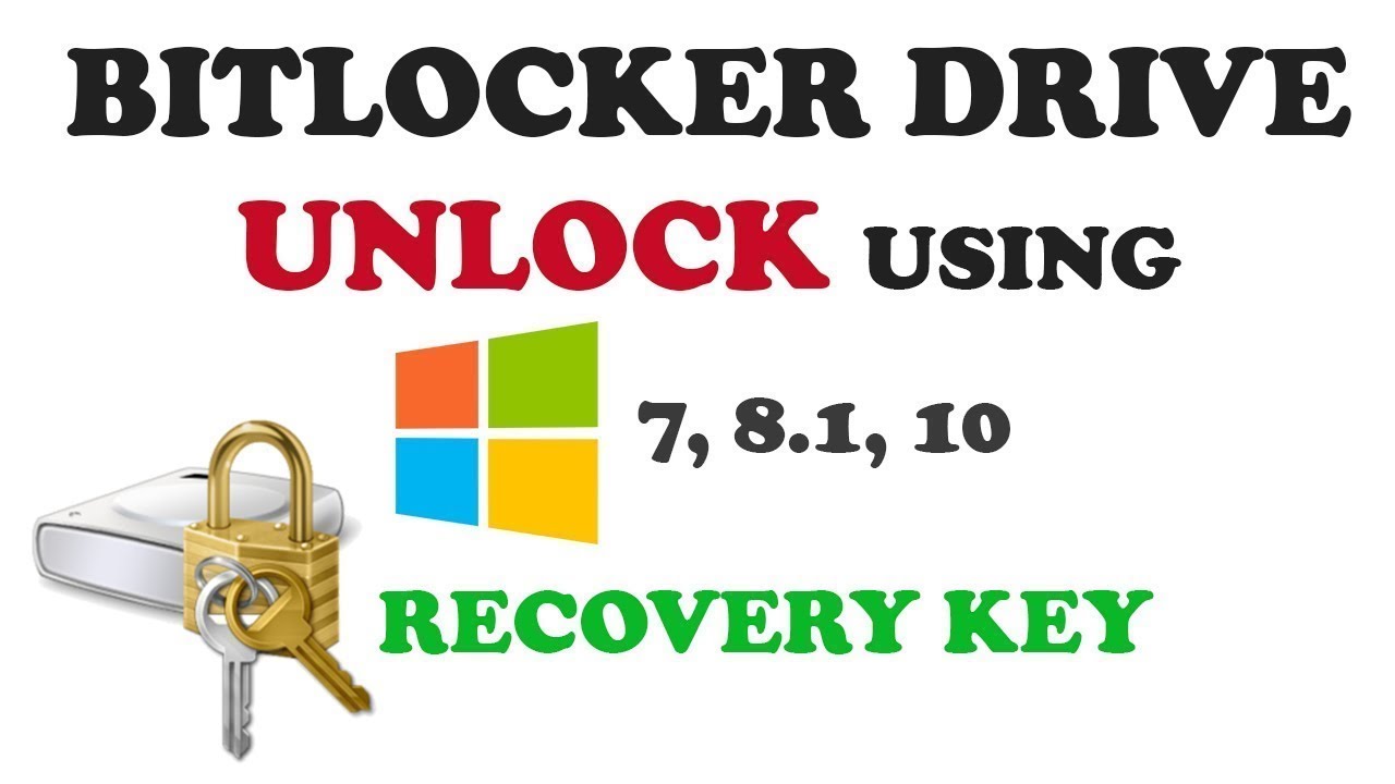 how to unlock bitlocker without password