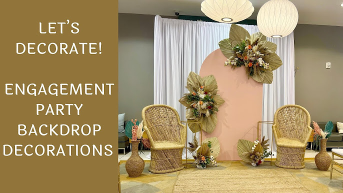 Proposal and Engagement Party Decorations - YouTube