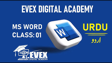 Microsoft Word - Class: 1 - Faraz Sirewal - Evex Digital Academy - #word #msword #msoffice #evex