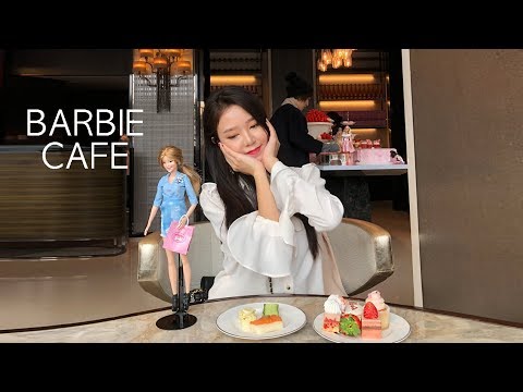 WHAT I DID AND ATE IN BARBIE CAFE | 살롱드딸기 2018 ♥
