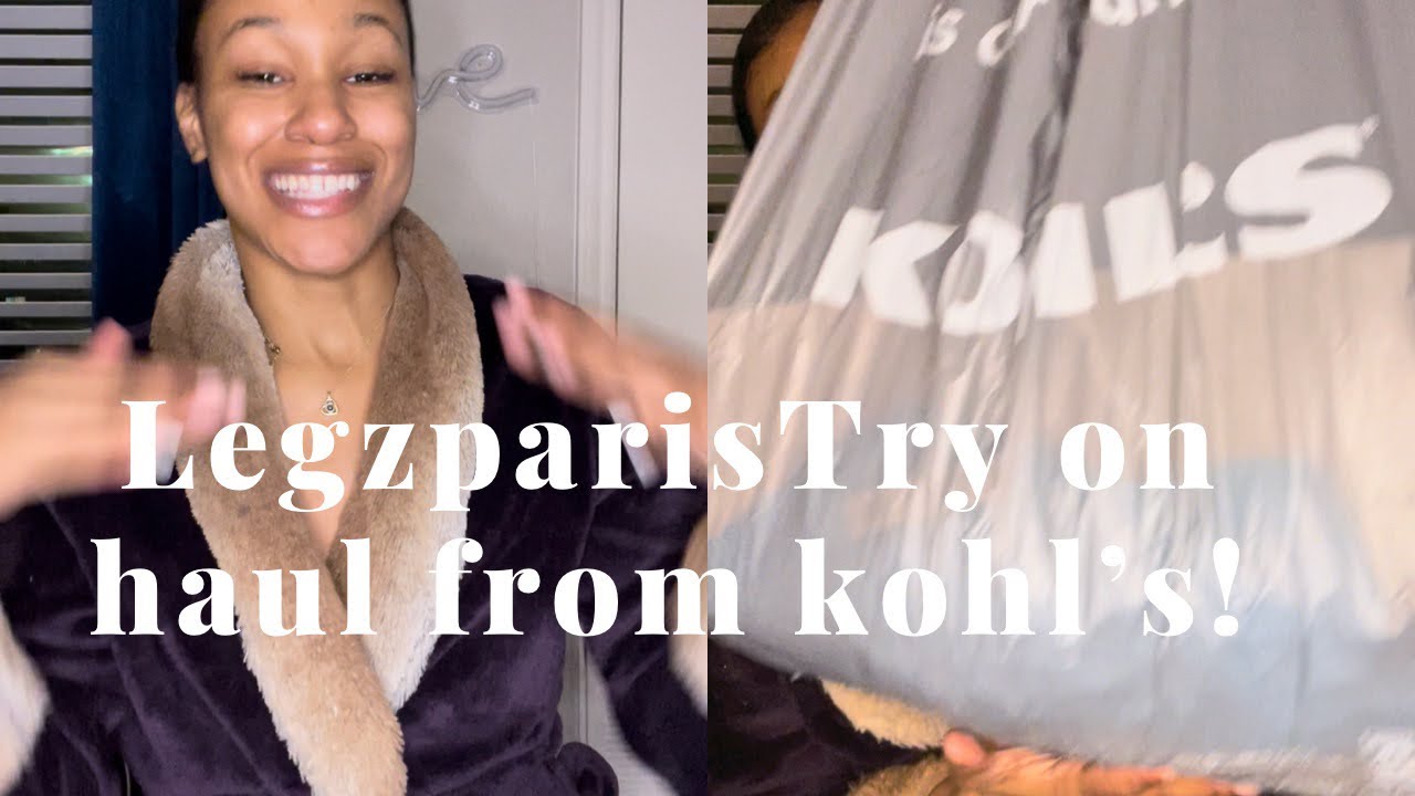 Try on haul from kohl’s YouTube