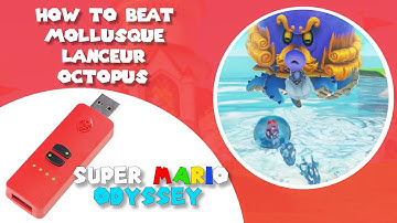 SUPER EASY Beating MOLLUSQUE-LANCEUR (OCTOPUS) (PART 2) in SUPER MARIO ODYSSEY First Try (SPEED RUN)
