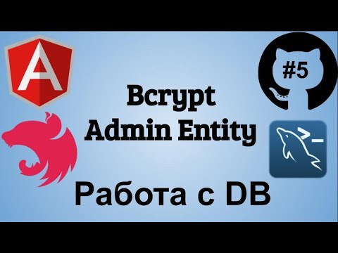 #5 Создание блога. bcrypt паролей , TypeORM Admin Entity. Джедай Web Разработки