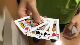 King's elevator card trick tutorial