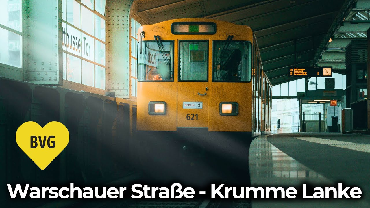 U-Bahn Berlin | 4K Führerstandsmitfahrt: Warschauer Straße - Krumme Lanke | Linie U3 – BVG