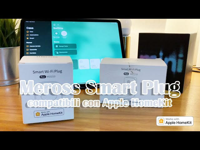 Meross Smart Plug, compatibili con  Apple HomeKit 