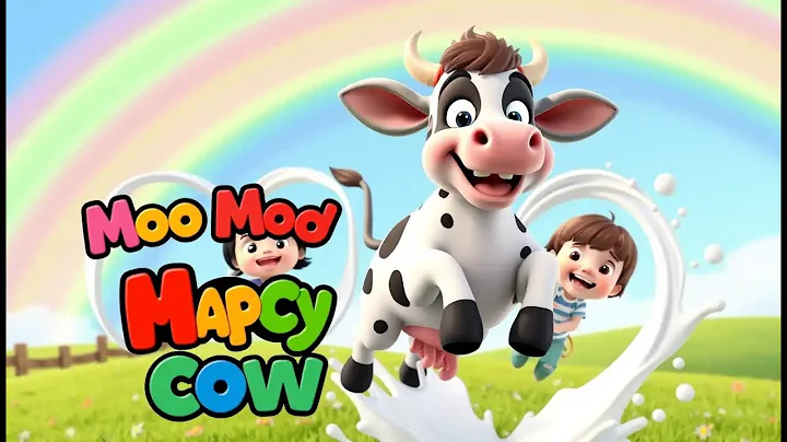 Moo Moo Happy Cow Adventure | Funny Cow Song for Kids 🐮 | Learn & Dance Farm Song