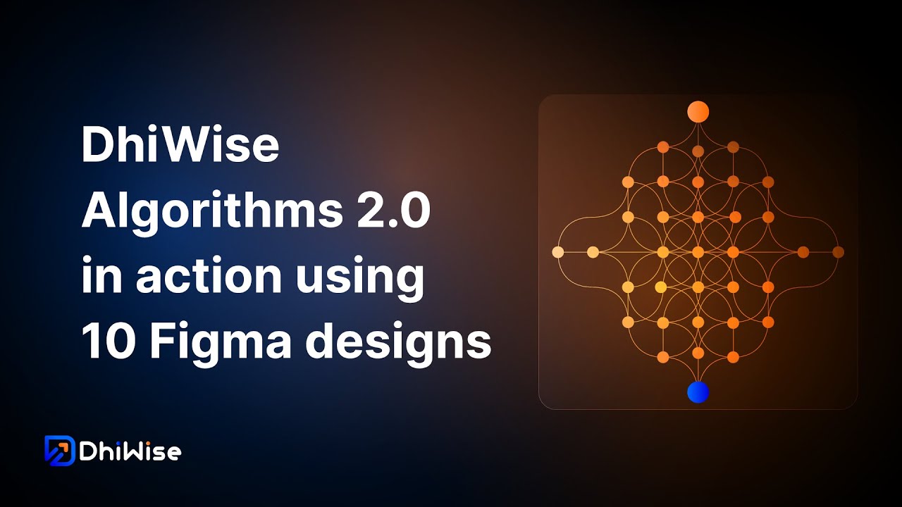 How to use DhiWise Algorithms 2.0 to get your designs converted into code quickly