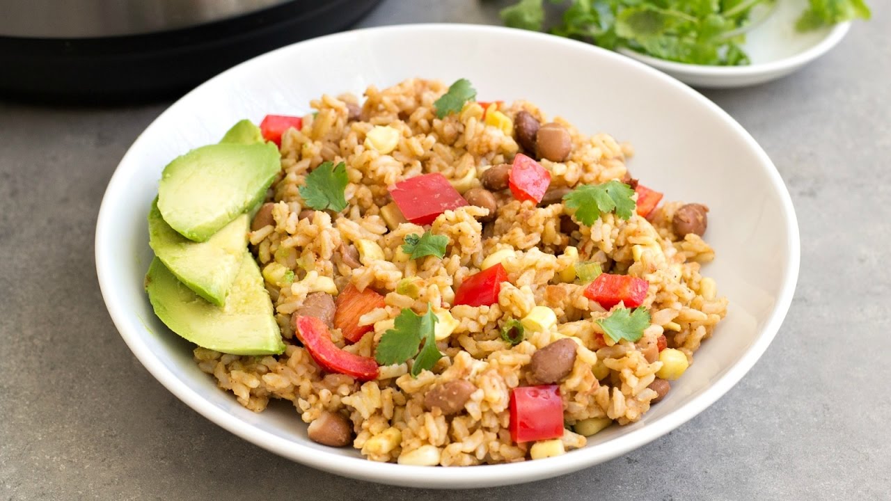 Instant Pot Beans and Rice - YouTube