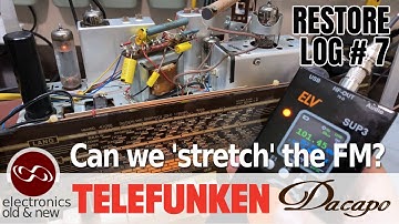 Kunnen we de FM-band oprekken? Laten we het proberen. Telefunken Dacapo 9 deel 7.
