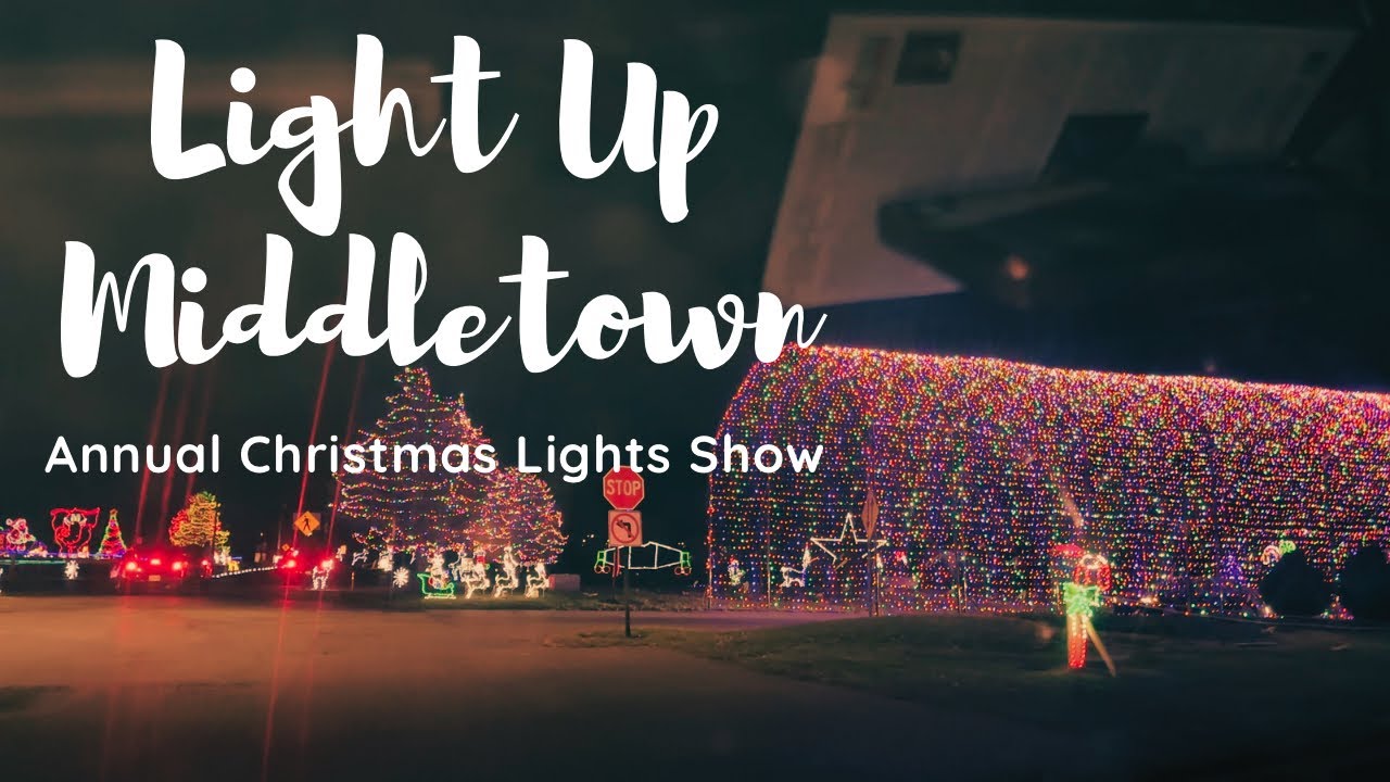 EPIC Middletown Christmas Light Show DriveThru Vlog 4K MUST SEE
