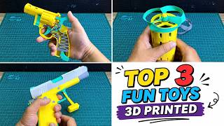 Top 3 Fun Toys 3D Printed