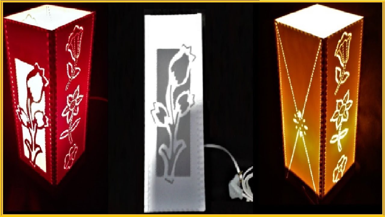 Como Fazer Luminária de Poliestireno passo a passo