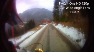 FlyCamOne HD 720p 170° Wide Angle Lens Test-2
