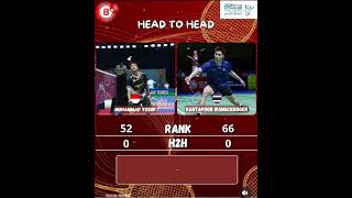 H2H Muh. Yusuf dan Kantaphon W