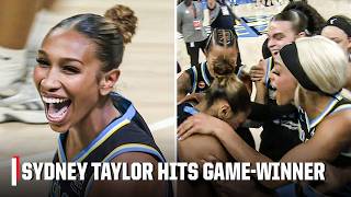 SYDNEY TAYLOR HITS GAME-WINNING THREE VS. ACES 🤯 | WNBA on ESPN