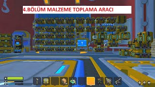 MALZEME TOPLAMA ARACI YAPIYORUZ Scrap Mechanic Survival BÖLÜM 4 TÜRKÇE