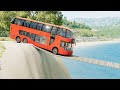 Mobil vs suspension bridge 10  beamng drive